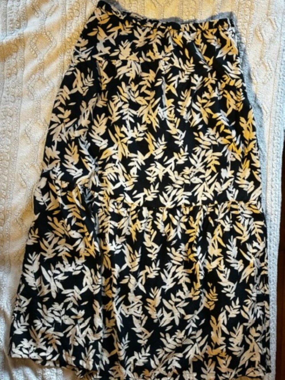 BA&SH 'TALLY' Skirt - Botanic-Inspired Print - Size L - Original Price $295